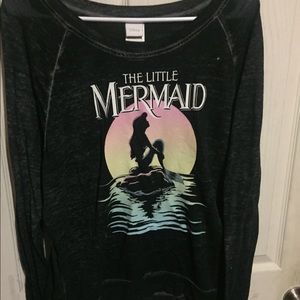 NWOT Disney’s The Little Mermaid burnout sweater